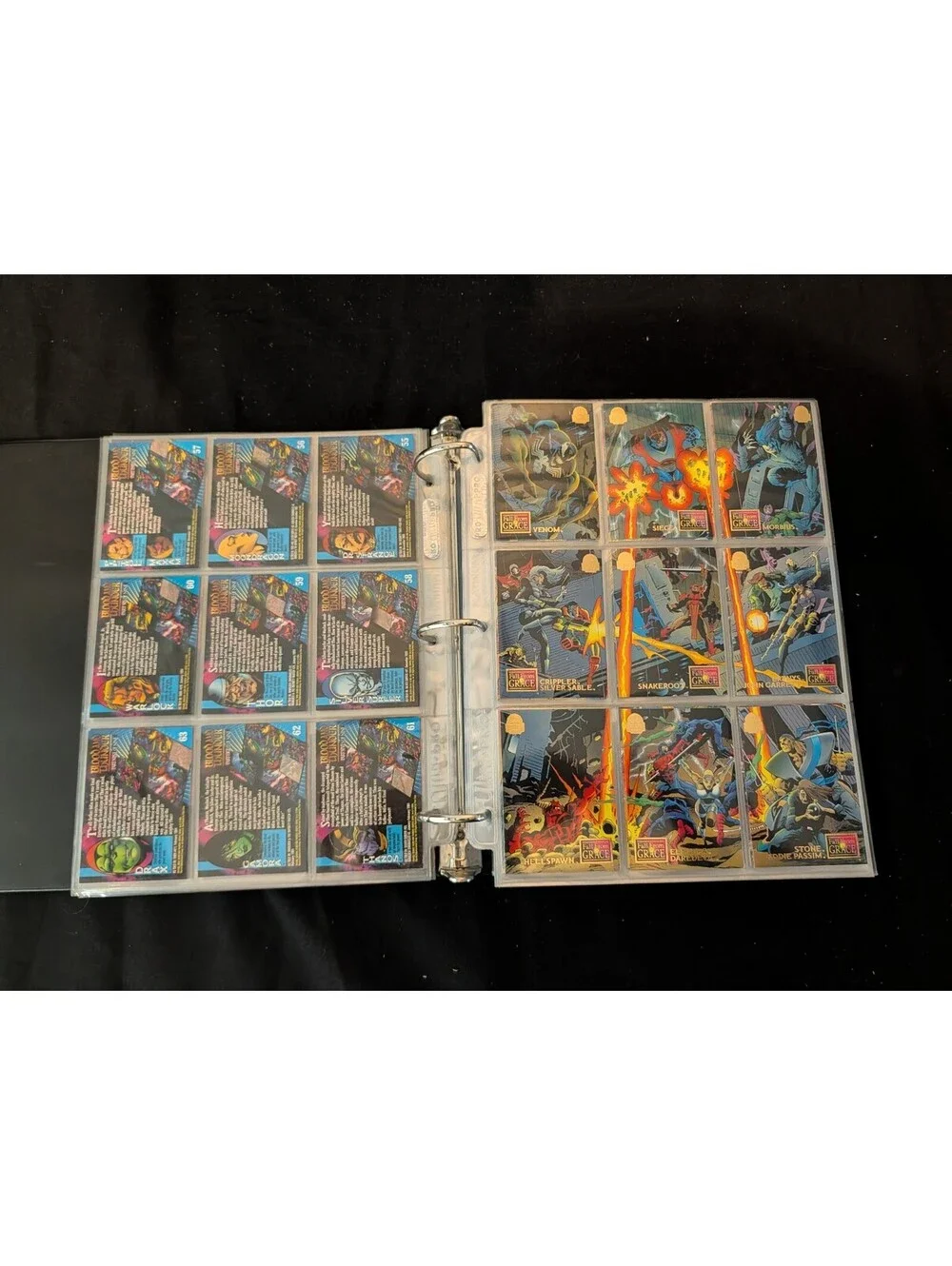 Marvel 1992 Fleer Ultra Trading Card Collection in Binder - Full Series
